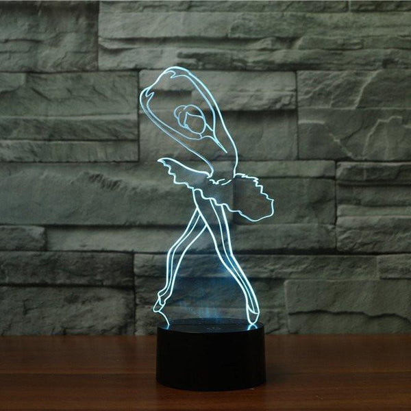 Ballerina 3D Illusion Lamp newyed